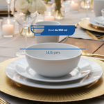 Cargue la imagen en el visor de la galería, Vajilla de Porcelana Quebec Chefmaker para 4 Personas 16 Piezas Color Blanco