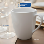 Cargue la imagen en el visor de la galería, Vajilla de Porcelana Quebec Chefmaker para 4 Personas 16 Piezas Color Blanco