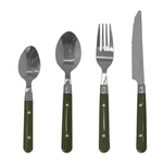 Cargue la imagen en el visor de la galerĂa, Juego de cubiertos Saori Chefmaker De Acero Inoxidable Con Mango de Plástico Para 4 personas - Chefmaker.com.mx