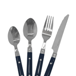 Cargue la imagen en el visor de la galerĂa, Juego de cubiertos Saori Chefmaker De Acero Inoxidable Con Mango de Plástico Para 4 personas - Chefmaker.com.mx