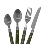 Cargue la imagen en el visor de la galerĂa, Juego de cubiertos Saori Chefmaker De Acero Inoxidable Con Mango de Plástico Para 4 personas - Chefmaker.com.mx
