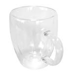Cargue la imagen en el visor de la galería, Set de 2 Tazas Brusela Chefmaker de Cristal Transparente 350ml - Chefmaker.com.mx