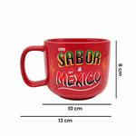 Cargue la imagen en el visor de la galería, Set de 3 Tazas de Cerámica Chefmaker Mexamug 400 ml Sabor a México - Chefmaker.com.mx