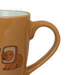 Cargue la imagen en el visor de la galería, Set De 4 Taza CAPIBARA - SETN Chefmaker de Cerámica Grabado 350ml Naranja - Chefmaker.com.mx