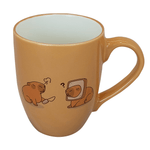 Cargue la imagen en el visor de la galería, Set De 4 Taza CAPIBARA - SETN Chefmaker de Cerámica Grabado 350ml Naranja - Chefmaker.com.mx