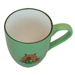 Cargue la imagen en el visor de la galería, Set De 4 Taza CAPIBARA - SETV Chefmaker de Cerámica Grabado 350ml Verde - Chefmaker.com.mx