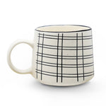 Cargue la imagen en el visor de la galería, Set de 4 Taza DALMATA DR - SET Chefmaker de Cerámica Grabado 400ml Rayas - Chefmaker.com.mx