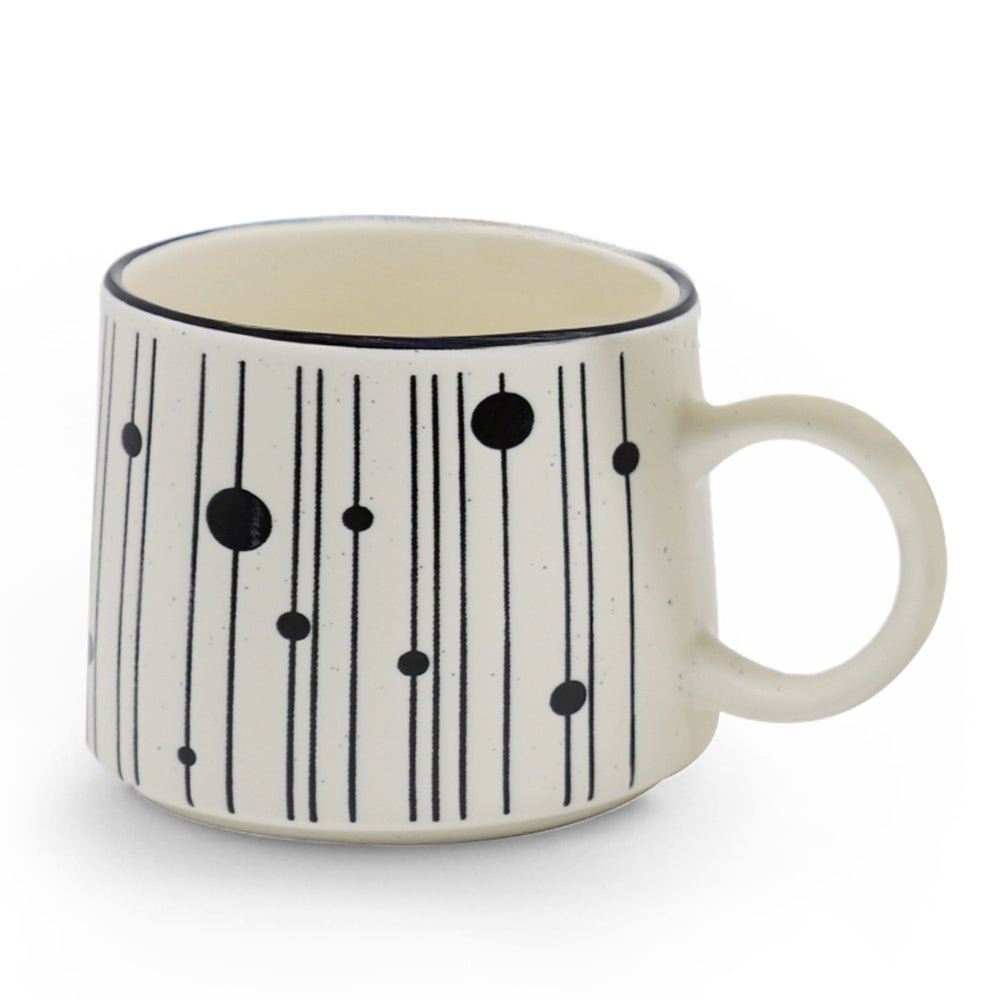 Set de 4 Taza DALMATA PR - SET Chefmaker de Cerámica Grabado 400ml - Chefmaker.com.mx
