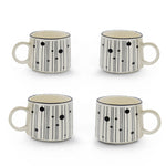Cargue la imagen en el visor de la galería, Set de 4 Taza DALMATA PR - SET Chefmaker de Cerámica Grabado 400ml - Chefmaker.com.mx