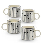 Cargue la imagen en el visor de la galería, Set de 4 Taza DALMATA PR - SET Chefmaker de Cerámica Grabado 400ml - Chefmaker.com.mx