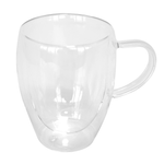 Cargue la imagen en el visor de la galería, Set de 6 Tazas Brusela Chefmaker de Cristal Transparente 350ml - Chefmaker.com.mx