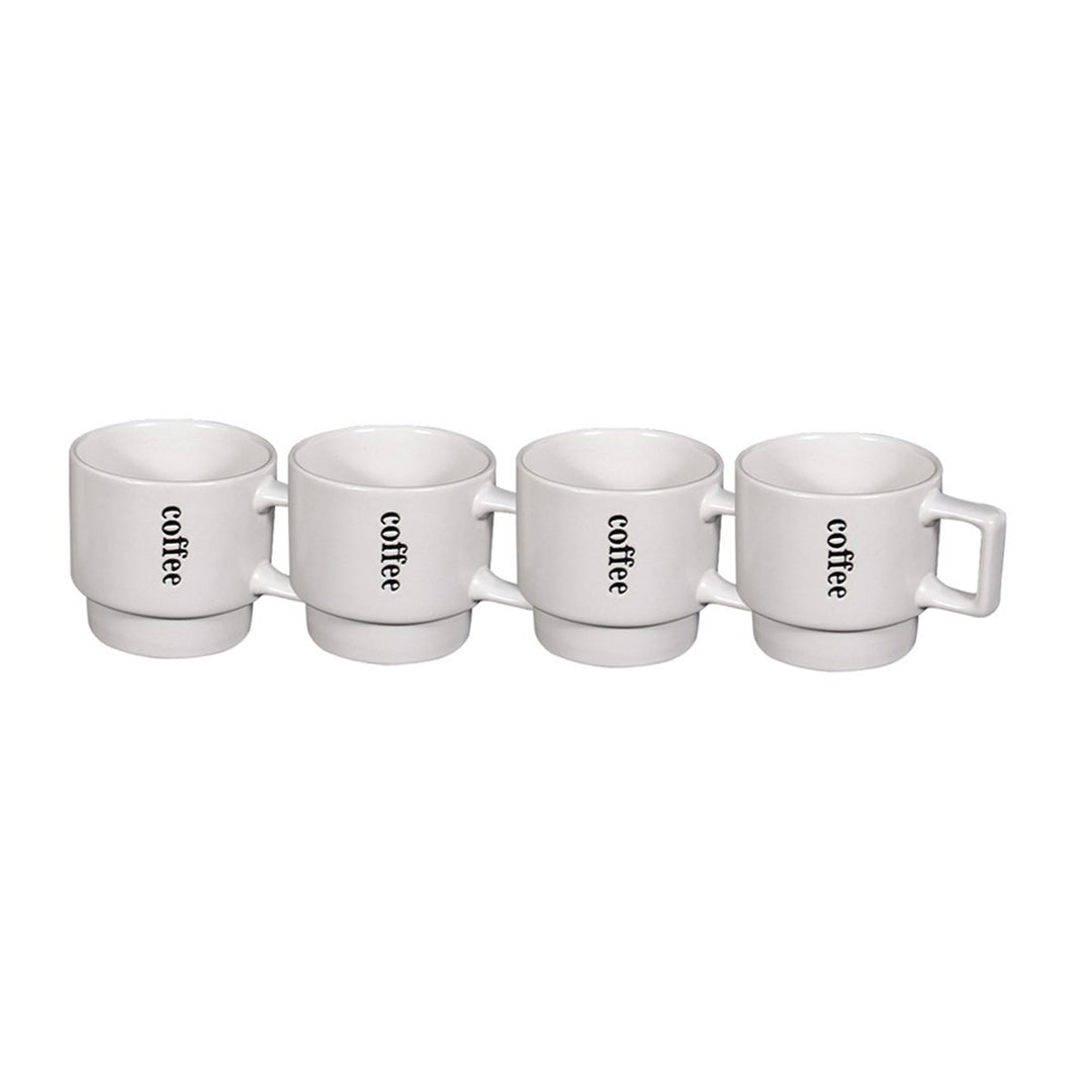 Set Juego de 4 Tazas apilables con rack Fara - Chefmaker.com.mx