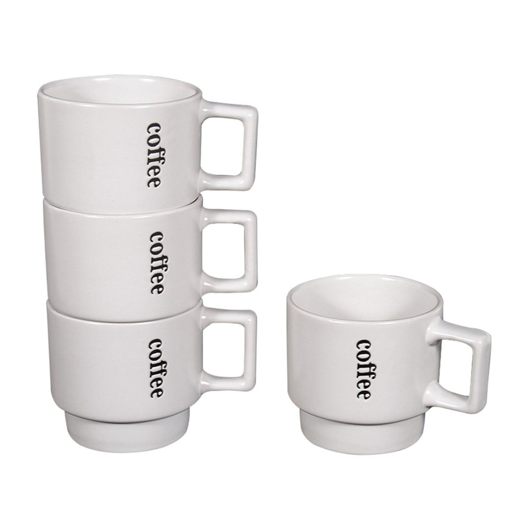 Set Juego de 4 Tazas apilables con rack Fara - Chefmaker.com.mx