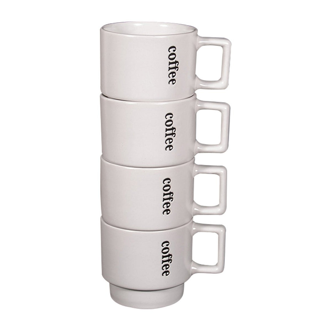 Set Juego de 4 Tazas apilables con rack Fara - Chefmaker.com.mx