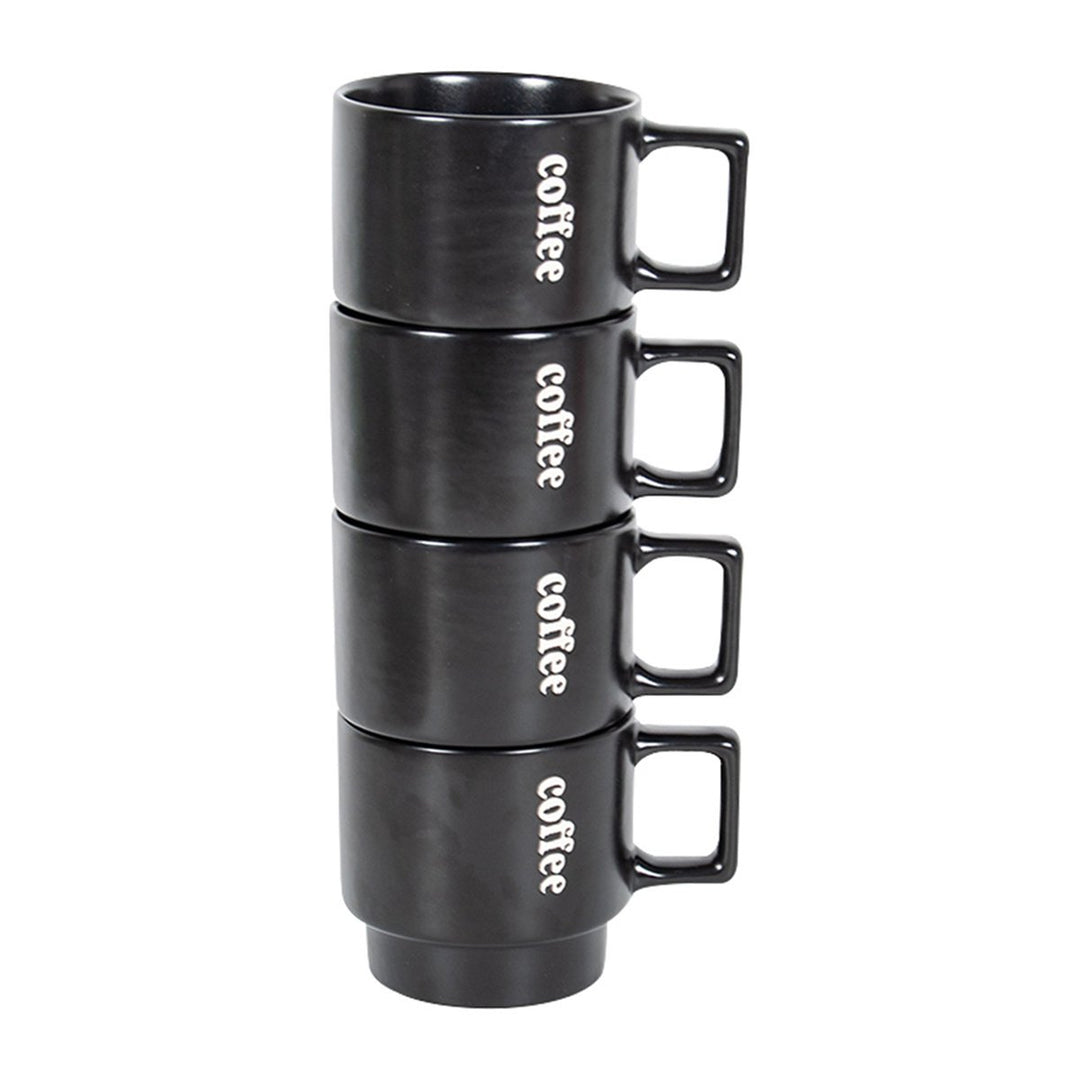 Set Juego de 4 Tazas apilables con rack Romina - Chefmaker.com.mx
