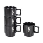 Cargue la imagen en el visor de la galería, Set Juego de 4 Tazas apilables con rack Romina - Chefmaker.com.mx