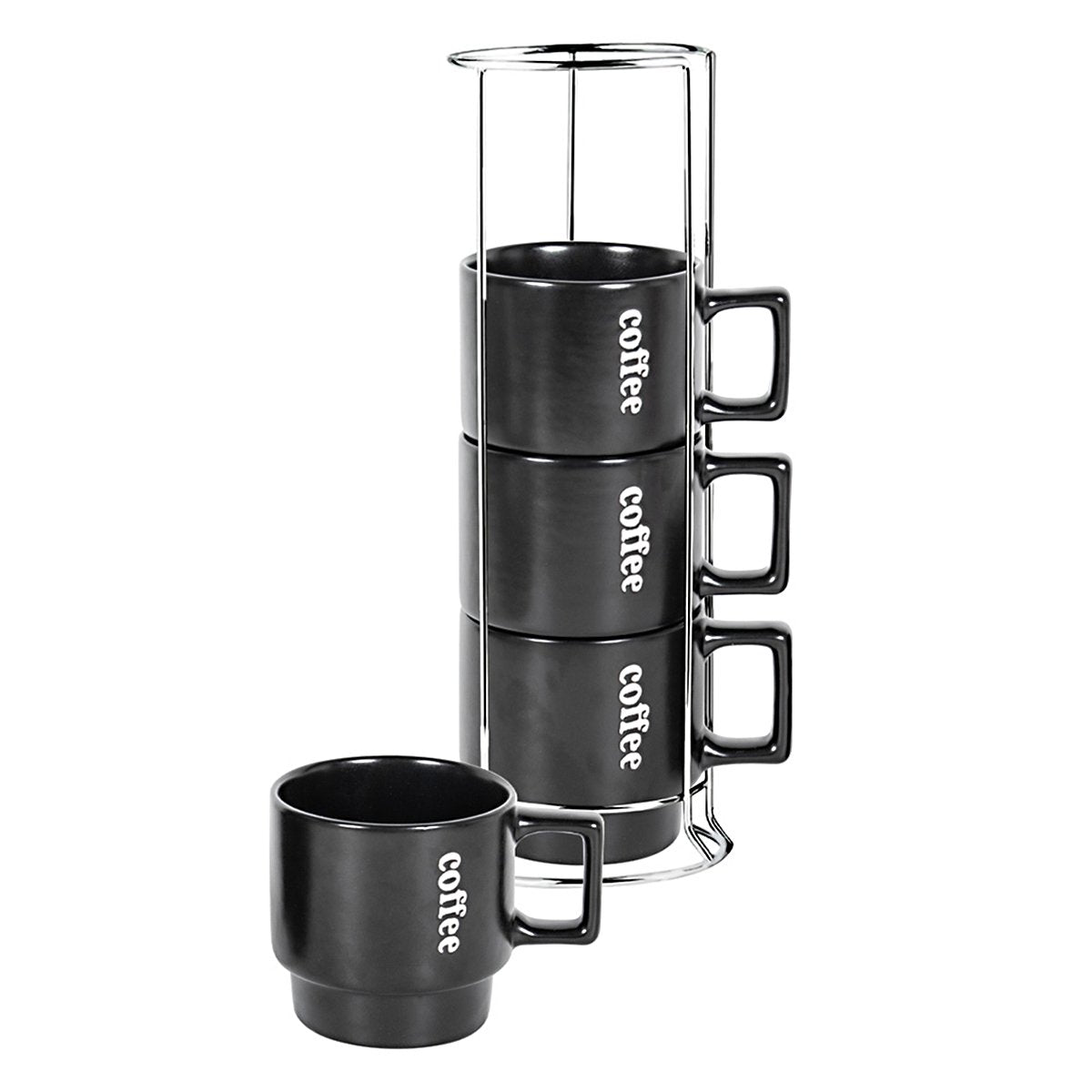 Set De 4 Tazas De Cerveza De Metal Apilables HAUSHOF 16 Oz – Aisladas Y Sin Condensación