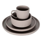 Cargue la imagen en el visor de la galería, Vajilla 16 piezas Adara BG - Chefmaker.com.mx