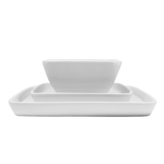 Cargue la imagen en el visor de la galería, Vajilla Cuadrada de Cerámica Sidney BC ChefMaker Para 4 Personas con 12 piezas - Chefmaker.com.mx