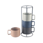Cargue la imagen en el visor de la galería, Juego de 4 tazas Apilaplus - Chefmaker.com.mx