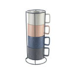 Cargue la imagen en el visor de la galería, Juego de 4 tazas Apilaplus - Chefmaker.com.mx