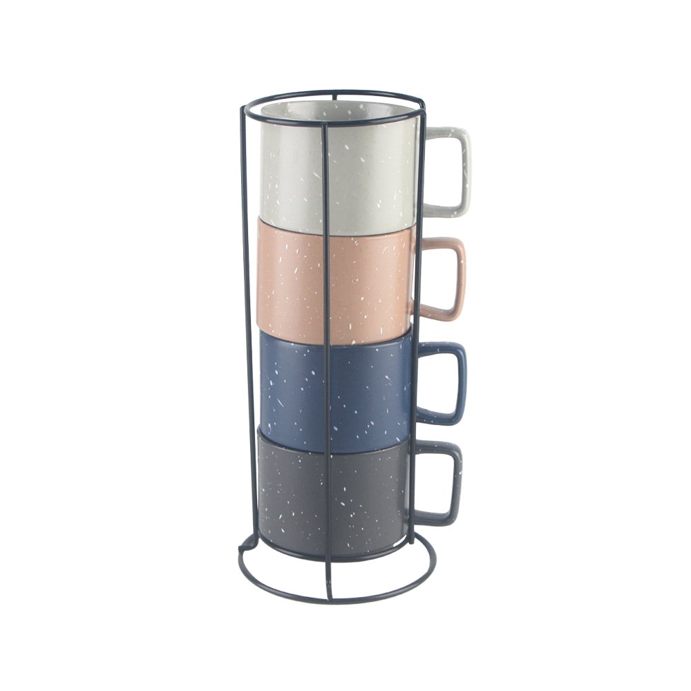 Juego de 4 tazas Apilaplus - Chefmaker.com.mx