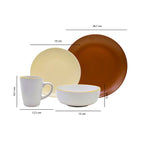 Cargue la imagen en el visor de la galería, Vajilla 16 piezas 4 personas Carlota - Chefmaker.com.mx