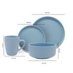 Cargue la imagen en el visor de la galería, Vajilla 16 piezas para 4 personas Adara - Chefmaker.com.mx