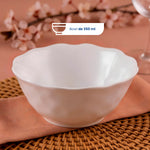 Cargue la imagen en el visor de la galería, Vajilla de Cerámica Flor Chefmaker 12 Piezas Para 4 personas Blanco Formas irregulares