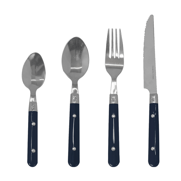 Juego de cubiertos Saori Chefmaker De Acero Inoxidable Con Mango de Plástico Para 4 personas - Chefmaker.com.mx