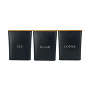 Set de 3 Contenedores Recipientes Canisters - set Para Cocina - Chefmaker.com.mx
