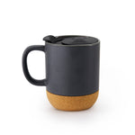 Cargue la imagen en el visor de la galería, Set de 3 CORK MUGS Chefmaker de Cerámica con Corcho 300ml y tapa - Chefmaker.com.mx
