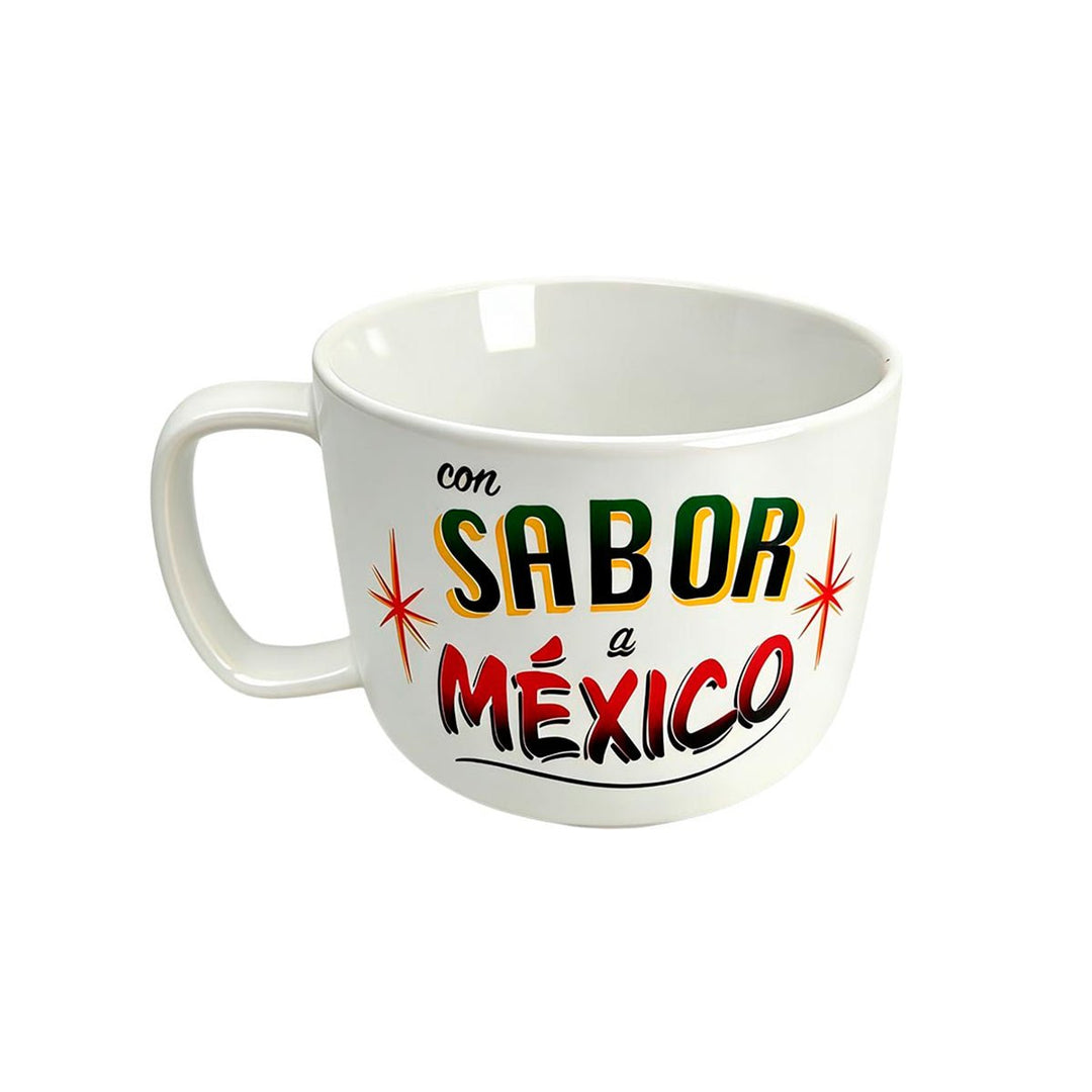 Set de 3 Tazas de Cerámica Chefmaker Mexamug 400 ml Sabor a México - Chefmaker.com.mx