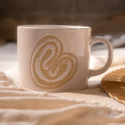 Set De 4 Taza Bakery Blanca Chefmaker de Cerámica Grabado Orejita 400ml - Chefmaker.com.mx