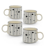 Set de 4 Taza DALMATA PR - SET Chefmaker de Cerámica Grabado 400ml - Chefmaker.com.mx