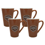 Cargue la imagen en el visor de la galería, Set de 4 Taza VIANCA - SETC Chefmaker Cerámica 400ml (Coffee) - Chefmaker.com.mx
