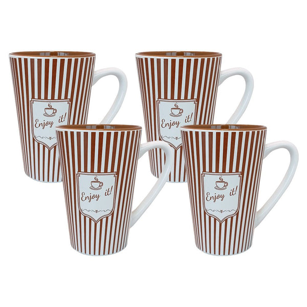 Set de 4 Taza VIANCA - SETE Chefmaker Cerámica 400ml (Enjoy) - Chefmaker.com.mx