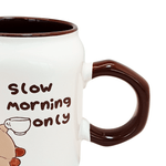 Cargue la imagen en el visor de la galería, Set De 4 Tazas Capibara Lux Chefmaker de Cerámica Grabado 428ml (Slow) - Chefmaker.com.mx
