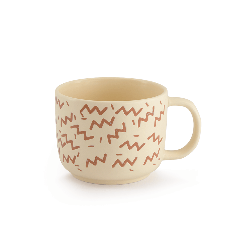 Set de 4 TERRACOTA Z - SET Chefmaker de Cerámica Grabado 400ml - Chefmaker.com.mx