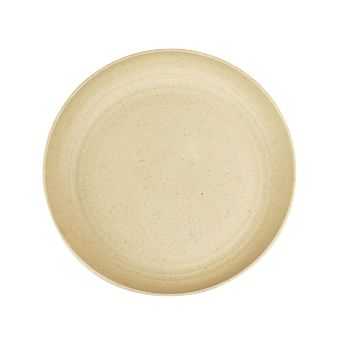 Set Vajilla 32 piezas para 8 personas Beige Eco Whet Hecha a Base de Trigo - Chefmaker.com.mx