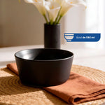 Cargue la imagen en el visor de la galería, Vajilla Cerámica Praga N Chefmaker Negro Para 4 personas 16 Piezas - Chefmaker.com.mx