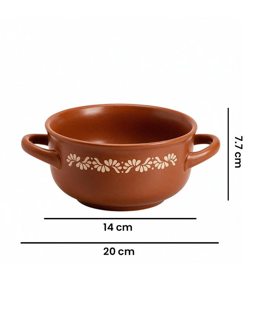 Vajilla Chefmaker Mex de Cerámica Mate Café 12 Piezas con Relieve para 4 Personas - Chefmaker.com.mx