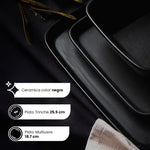 Cargue la imagen en el visor de la galería, Vajilla Cuadrada de Cerámica Sydney ChefMaker Para 4 Personas con 16 piezas - Chefmaker.com.mx

