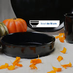 Cargue la imagen en el visor de la galería, Vajilla de Cerámica Gante Chefmaker 12 Piezas para 4 personas Negro - Chefmaker.com.mx
