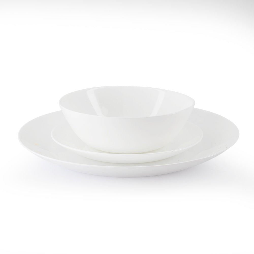 Vajilla de Cérámica Montreal Chefmaker 12 Piezas 4 Personas Bowl Plato - Chefmaker.com.mx