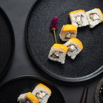 Cargue la imagen en el visor de la galería, Vajilla de Cerámica Osaka Chefmaker de 16 piezas para 4 Personas Negro - Chefmaker.com.mx