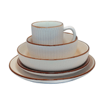 Cargue la imagen en el visor de la galería, Vajilla de Cerámica Zurich Chefmaker para 4 personas con 20 Pzs - Chefmaker.com.mx
